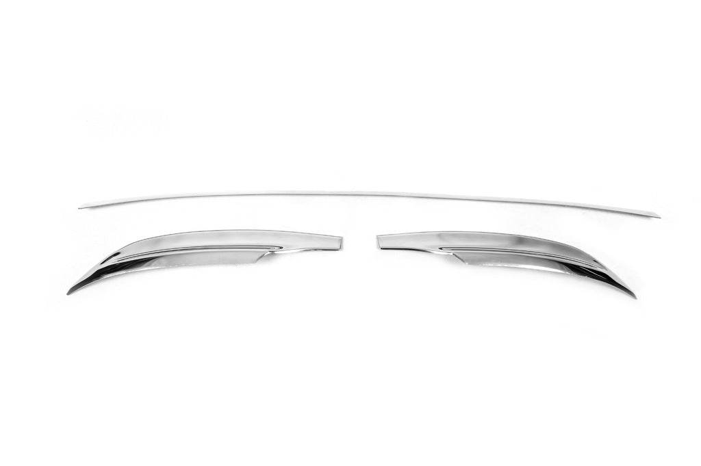 Cover on the rear bumper (Sedan, stainless steel) for Honda Civic Sedan 2021↗ year - Reelken Auto