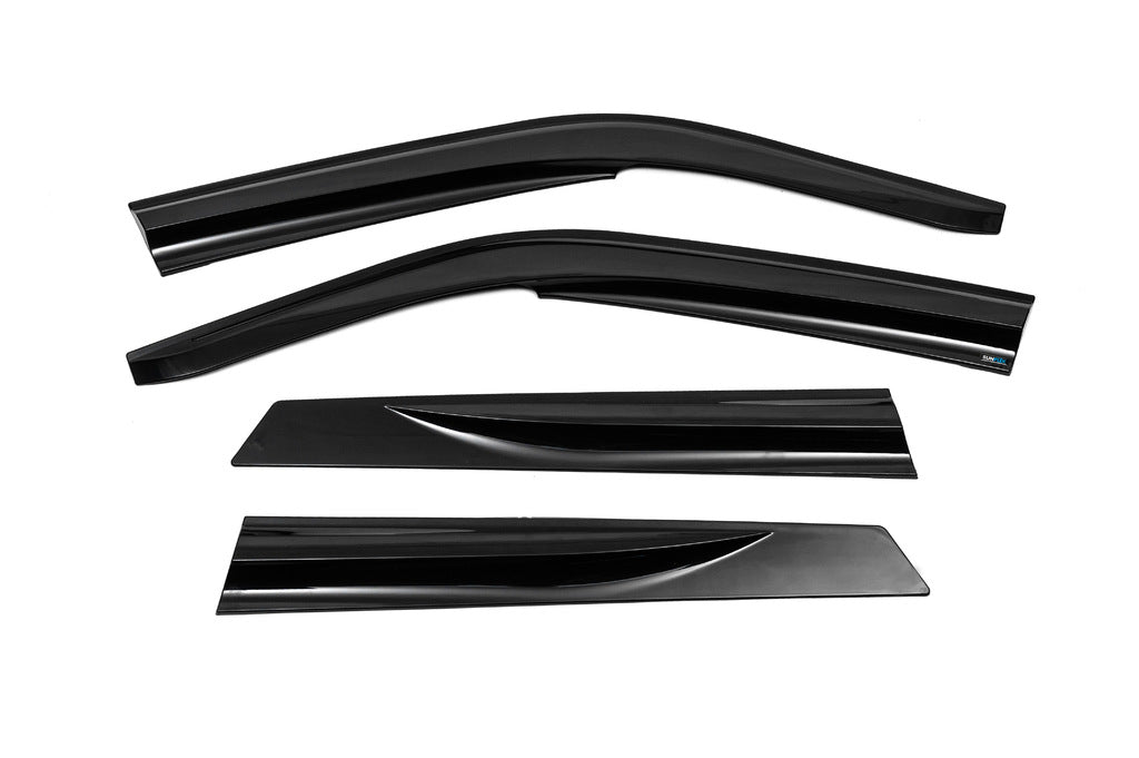 Window Deflectors SD (4 pcs, Sunplex Sport) for Opel Vectra B 1995-2002 - image 2
