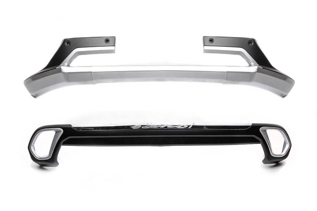 Front and rear pads (2 pcs., 2015-2018) for Mitsubishi Outlander 2012-2021 - Reelken Auto