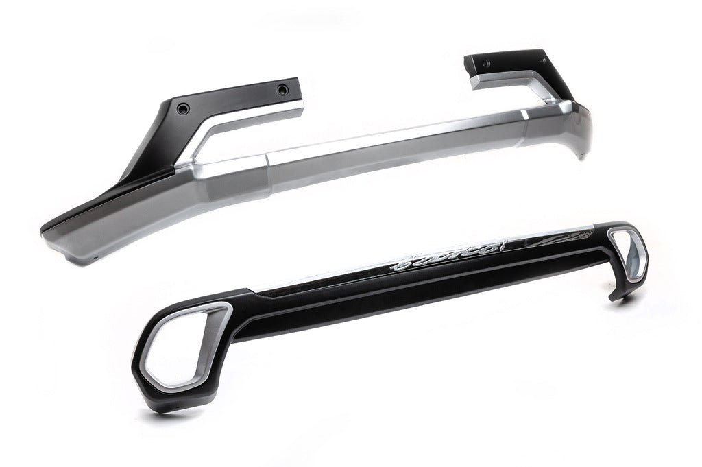 Front and Rear Bumper Extensions (2 pcs, 2015-2018) for Mitsubishi Outlander 2012-2021 - image 6