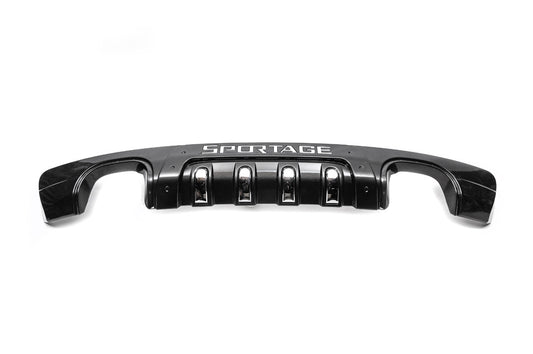 Rear Bumper Extension R002 (Plastic) for Kia Sportage 2004-2010 - image 2