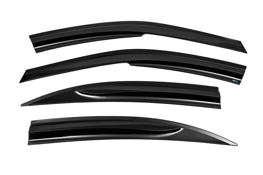 Visors SD (4 pcs, Sunplex Sport) for Mercedes E-class W211 2002-2009 - Reelken Auto