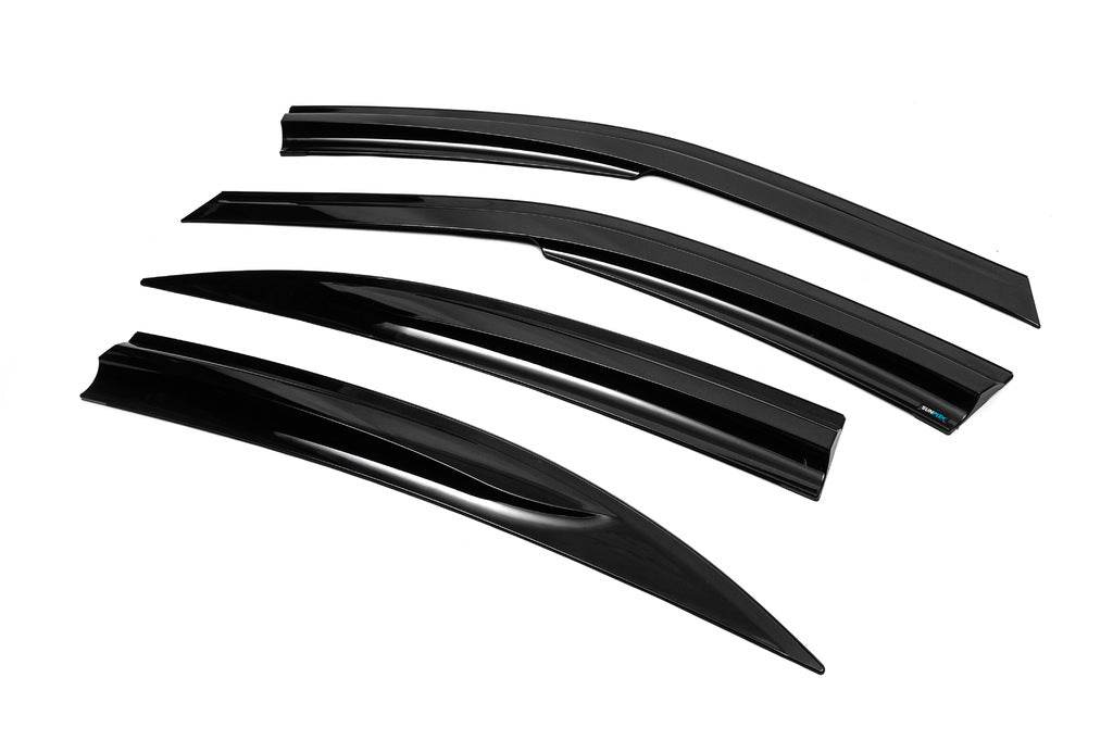 Visors SD (4 pcs, Sunplex Sport) for Mercedes E-class W211 2002-2009 - Reelken Auto