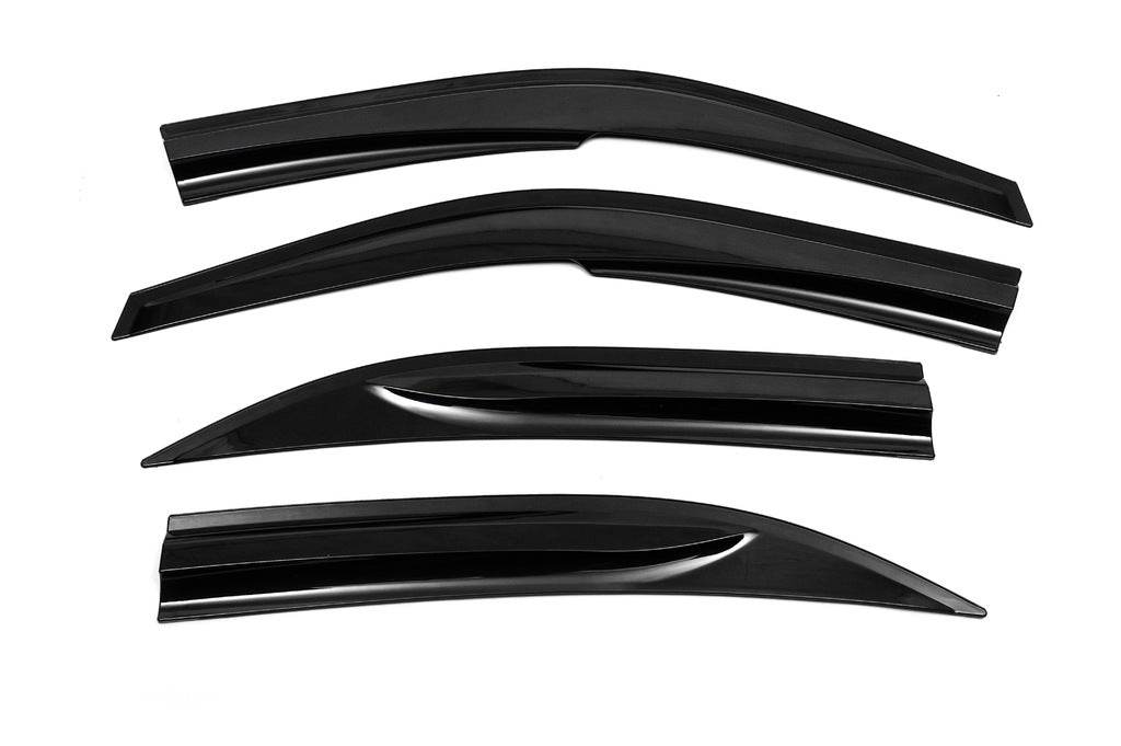 Visors SD (4 pcs, Sunplex Sport) for Mercedes E-class W210 1995-2002 - Reelken Auto