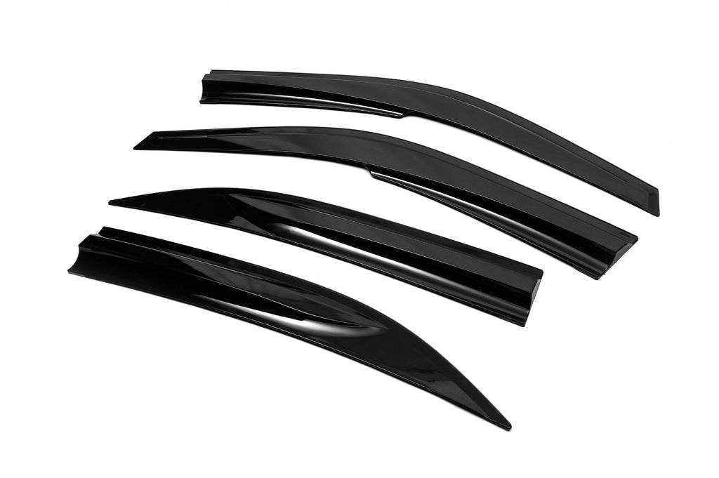 Visors SD (4 pcs, Sunplex Sport) for Mercedes E-class W210 1995-2002 - Reelken Auto