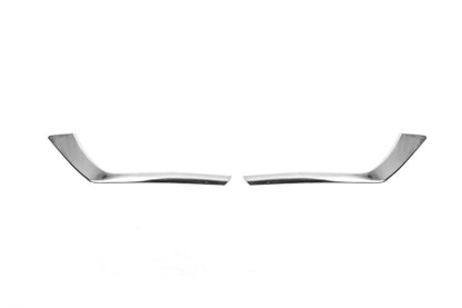 Covers for fog lights 2018+ (2 pcs., stainless steel) for Ford Custom 2013-2022 - image 1