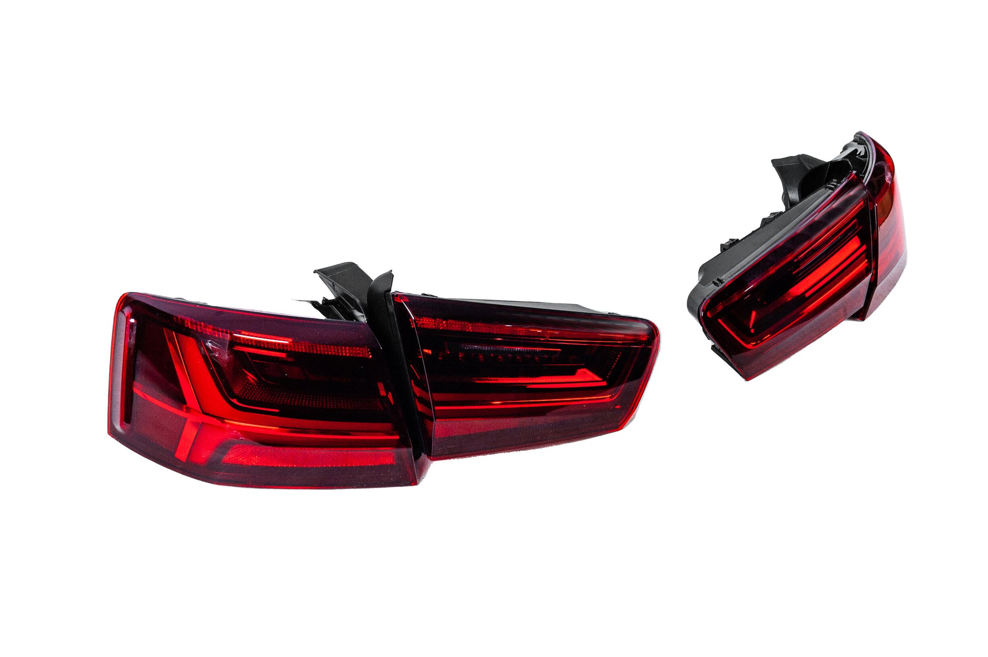 LOW-Profile LED Tail Lights (2014-2017, 2 pcs) for Audi A6 C7 2011-2017 - image 2