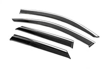 Window Deflectors with Chrome Trim Niken Luxury (4 pcs) for Volkswagen T-Roc 2017-2025 - image 2