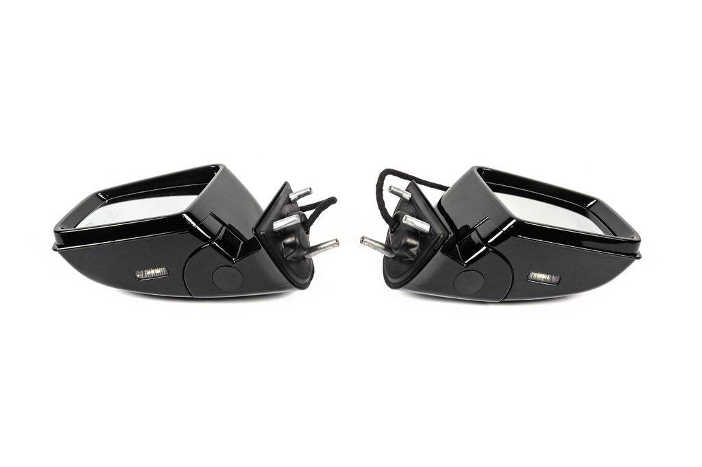 Mirror restyling (Black, 2 pcs) for Mercedes GL class X164 - Reelken Auto