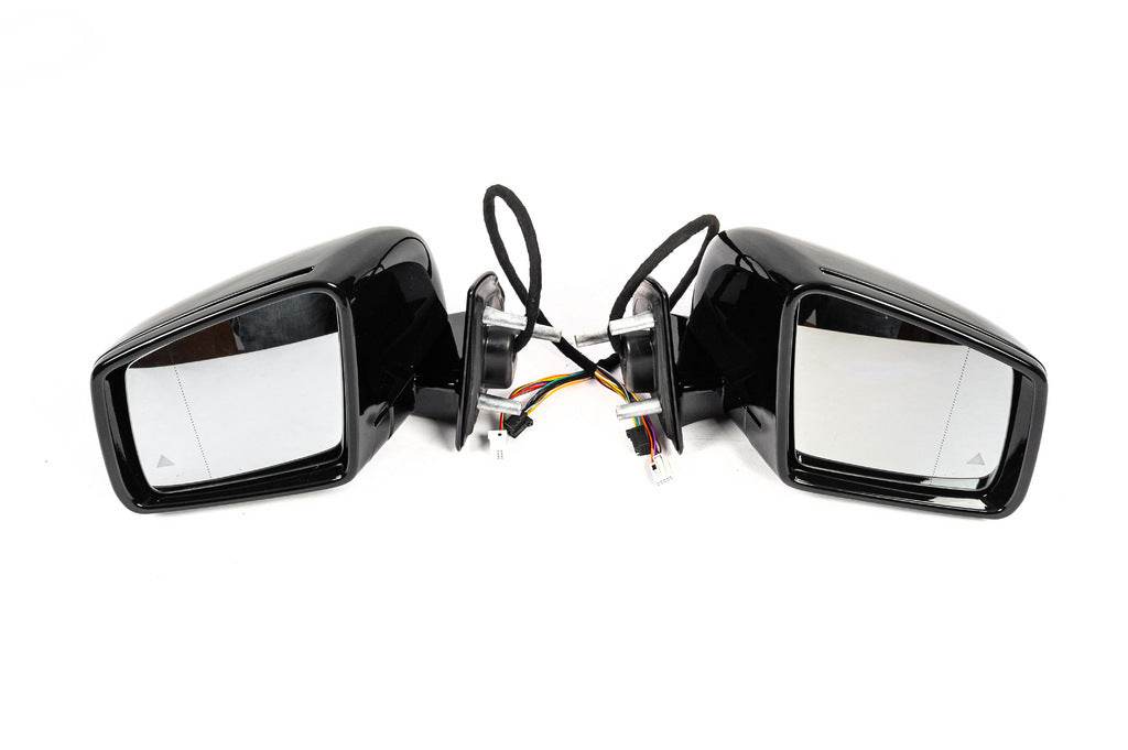 Mirror restyling (Black, 2 pcs) for Mercedes GL class X164 - Reelken Auto