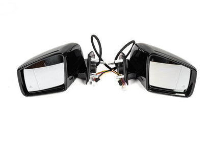 Mirror restyling (Black, 2 pcs) for Mercedes GL class X164 - Reelken Auto