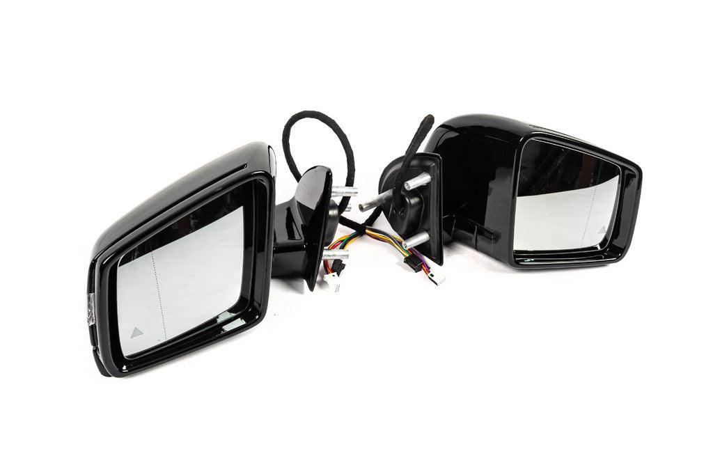 Facelift Mirrors (2 pcs, black) for Mercedes ML W164 2005-2011 - image 7
