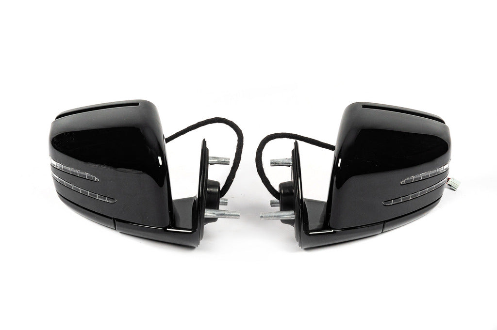 Facelift Mirrors (2 pcs, black) for Mercedes ML W164 2005-2011 - image 3