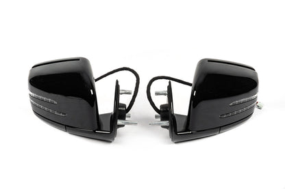 Facelift Mirrors (2 pcs, black) for Mercedes ML W164 2005-2011 - image 3