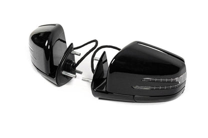 Mirror restyling (Black, 2 pcs) for Mercedes GL class X164 - Reelken Auto
