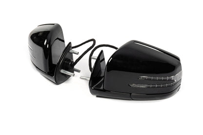 Facelift Mirrors (Black, 2 pcs) for Mercedes GL сlass X164 2006-2012 - image 1
