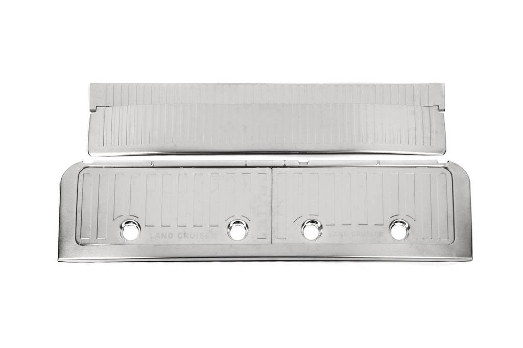 Set of inserts in the trunk (stainless steel) for Toyota Land Cruiser 200 - Reelken Auto
