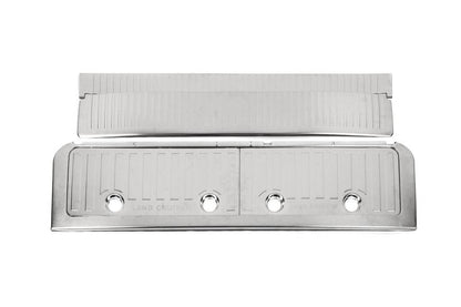 Set of inserts in the trunk (stainless steel) for Toyota Land Cruiser 200 - Reelken Auto