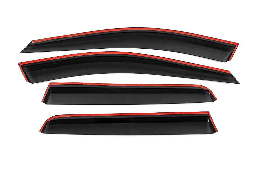 Window Deflectors with Chrome Trim Niken Luxury (4 pcs) for Volvo XC90 2002-2014 - image 4