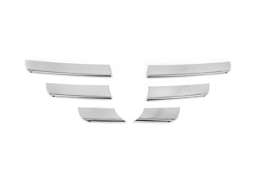Front Grille Trim Covers 2004-2008 (Stainless Steel) for Dacia Logan MCV 2004-2014 - image 2