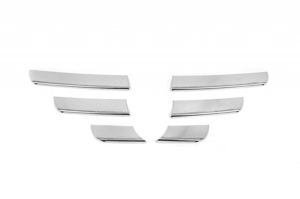 Front Grille Trim Covers 2004-2008 (Stainless Steel) for Dacia Logan MCV 2004-2014 - image 2