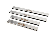 Carmos Door Sill Protectors (4 pcs, Stainless Steel) for Peugeot 5008 2016-2023 - image 2