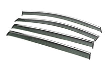 Window Deflectors with Chrome Trim Niken Luxury (4 pcs) for Volkswagen Sharan 2010-2023 - image 2