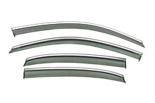 Window Deflectors with Chrome Trim Niken Luxury (USA, 4 pcs) for Volkswagen Passat B7 2012-2015 - image 2