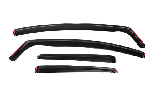 SD/HB insert windbreakers (Esa, 4 pcs.) for Ford Focus III 2011-2017 - Reelken Auto