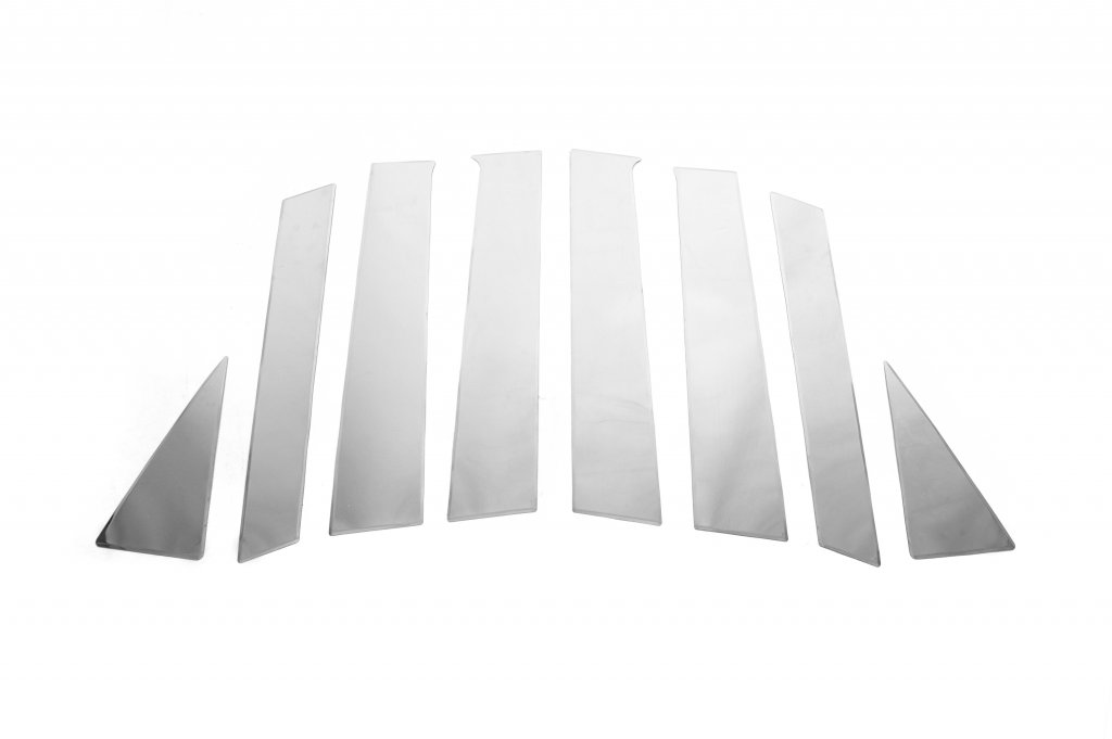 Stainless Steel Door Pillar Trim (8 pcs) for Fiat Freemont 2011-2016 - image 2