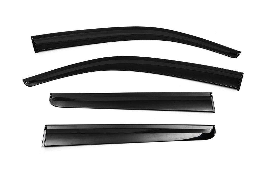 Windbreakers (4 pcs., Sunplex Sport) for Nissan Navara 2006-2015 - Reelken Auto