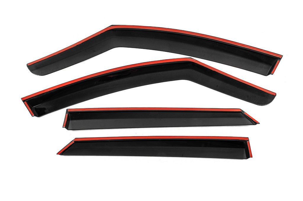 Window Deflectors with Chrome Trim Niken Luxury (4 pcs) for Volkswagen ID.3 2019- - image 4