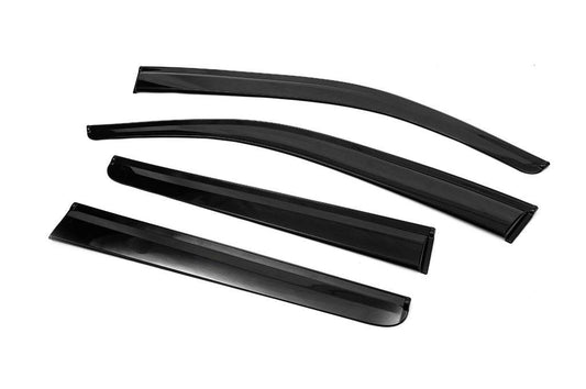 Windbreakers (4 pcs., Sunplex Sport) for Nissan Navara 2006-2015 - Reelken Auto