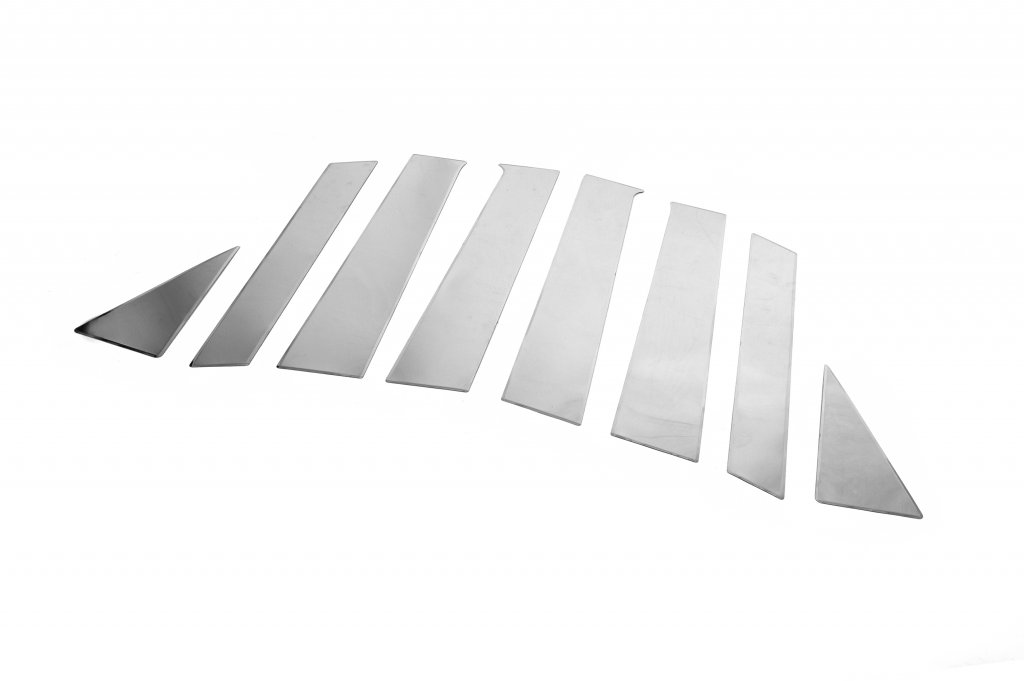 Stainless Steel Door Pillar Trim (8 pcs) for Fiat Freemont 2011-2016 - image 3