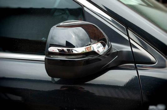 Stripes for mirrors (2 pcs, ABS) for Honda CRV 2012-2016 - Reelken Auto