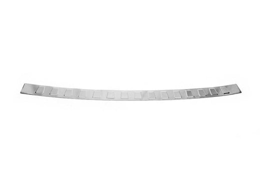 Cover on the rear bumper Carmos V1 (stainless steel) for Volkswagen Sharan 1995-2010 - Reelken Auto