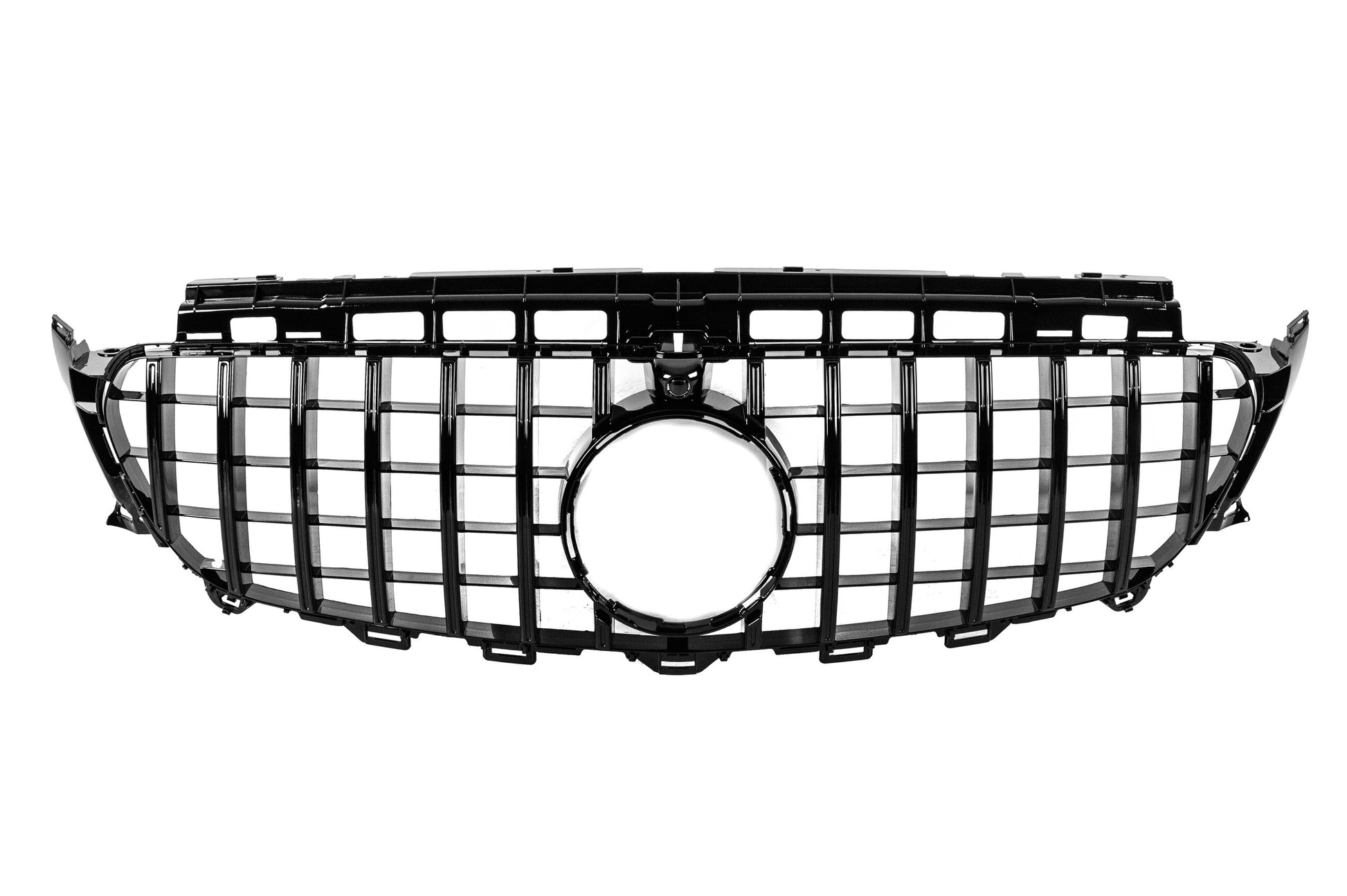 Front Grille GT Panamericana Black (for Avantgarde/AMG-Line/E43 AMG/E53 AMG 2016-2020) for Mercedes E-сlass W213 2016-2023 - image 2
