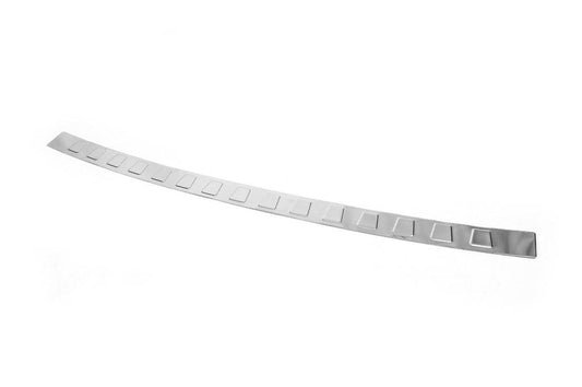 Cover on the rear bumper Carmos V1 (stainless steel) for Volkswagen Sharan 1995-2010 - Reelken Auto