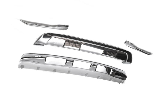 Front and Rear Bumper Extensions (2 pcs) for BMW X1 F-48 2015-2022 - image 2