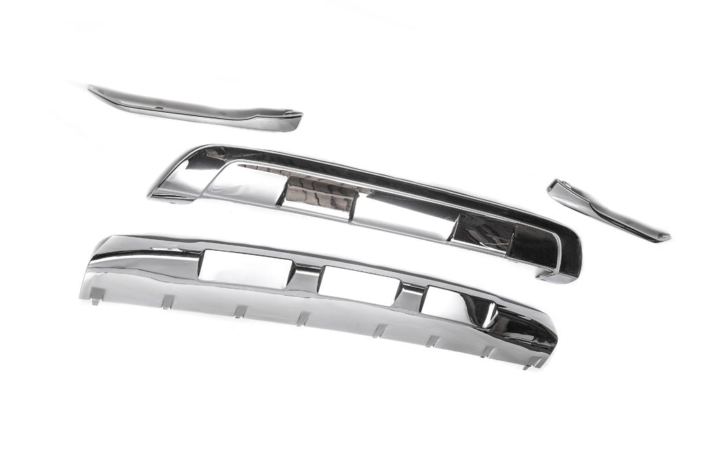 Front and Rear Bumper Extensions (2 pcs) for BMW X1 F48 2015-2022 - image 2