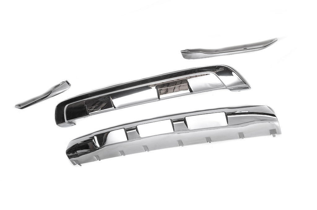 Front and Rear Bumper Extensions (2 pcs) for BMW X1 F48 2015-2022 - image 5