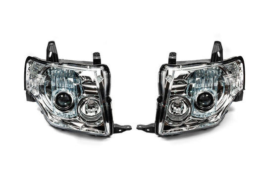 Front Headlights OEM (2 pcs) for Mitsubishi Pajero Wagon IV 2006-2021 - image 2