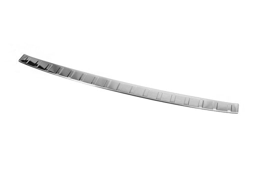 Rear Bumper Protector Carmos Stainless Steel for Nissan Micra K14 2016- - image 1