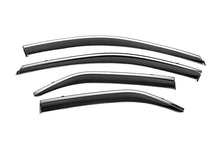 Window Deflectors with Chrome Trim Niken Luxury (2011-2018 EU / 2011-2014 USA, 4 pcs) for Toyota Camry 2011-2018 - image 1