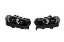Front Headlights Facelift Black Shadow Line (bumper replacement required) for BMW X5 G05 2019- - image 1