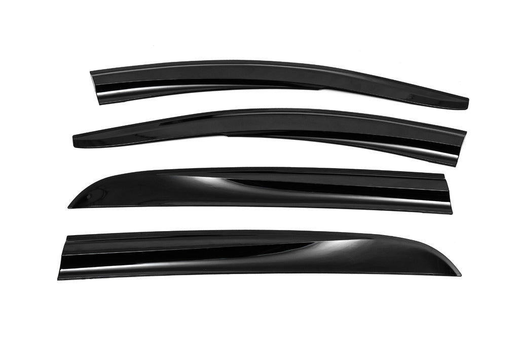 Window Deflectors (4 pcs, Sunplex Sport) for Opel Corsa D 2007-2014 - image 1