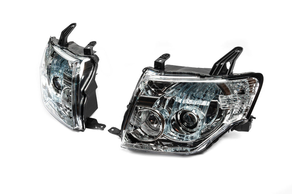 Front Headlights OEM (2 pcs) for Mitsubishi Pajero Wagon IV 2006-2021 - image 3