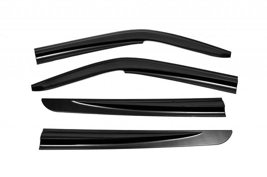 Window Deflectors (4 pcs, Sunplex Sport) for Volkswagen T5 Multivan 2003-2010 - image 2