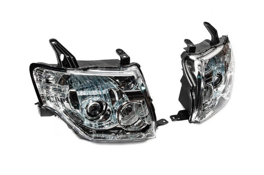 OEM headlights (2 pcs) for Mitsubishi Pajero Wagon IV - Reelken Auto