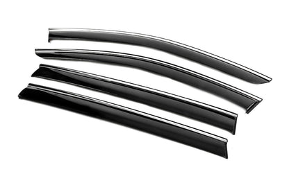 Window Deflectors with Chrome Trim Niken Luxury (4 pcs) for Volkswagen ID.6 2021- - image 6